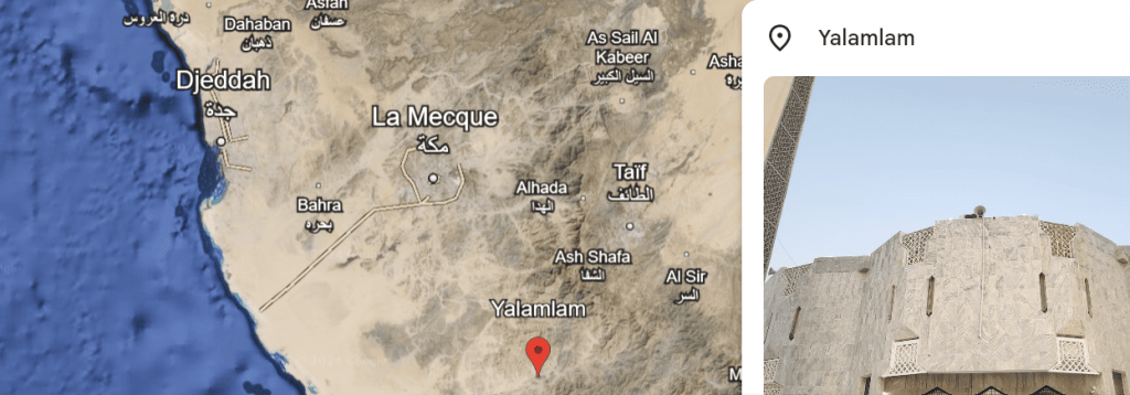 miqat yalamlam situé au sud de makkah by my-ihram
