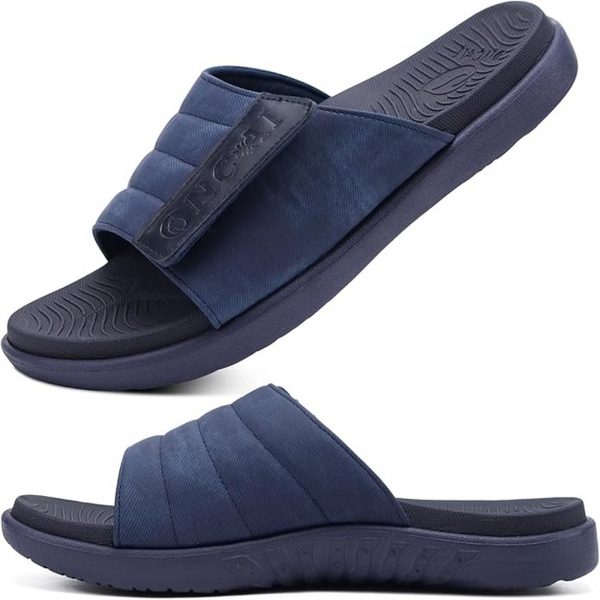sandales claquette omra et hajj bleu by my-ihram.com