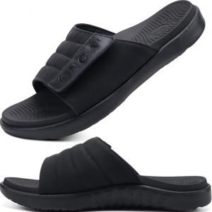 sandales claquette omra et hajj noir by my-ihram.com