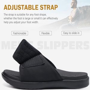 sandales confort noir omra et hajj 2 by my-ihram.com