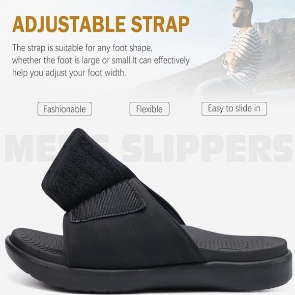 sandales confort noir omra et hajj 2 by my-ihram.com